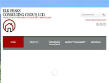 Tablet Screenshot of elkpeaksassociations.com